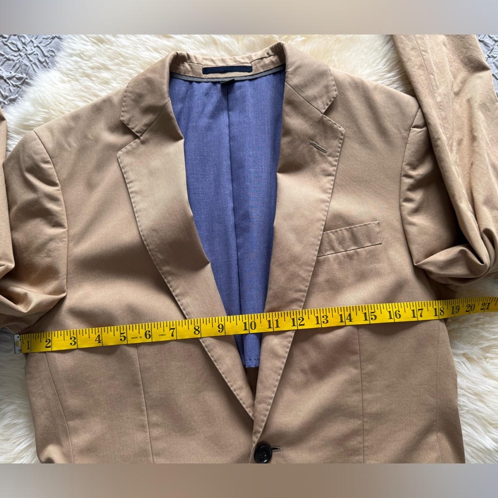 J.Crew Ludlow Slim-fit suit jacket in Italian cotton chino Size 36S - Picture 14 of 16